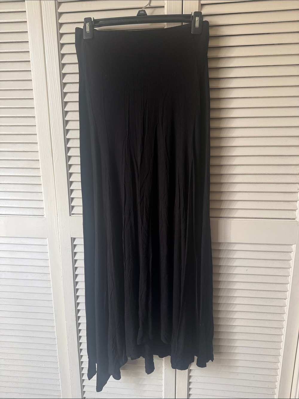 Forever 21 Black Maxi Skirt with Flowing A-Line Panels